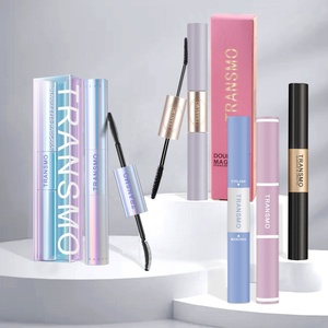 Flacon de sérum pour cils en aluminium, emballage de mascara 2-en-1, flacon d'eye-liner et de mascara, tube de mascara double en métal, vente en gros - Product Image 1