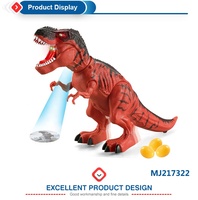 Yeni varış çocuklar için dinozor oyuncak plastik set elektrikli yürüyüş robot projeksiyon ile müzik ve ışıklar yumurta dino