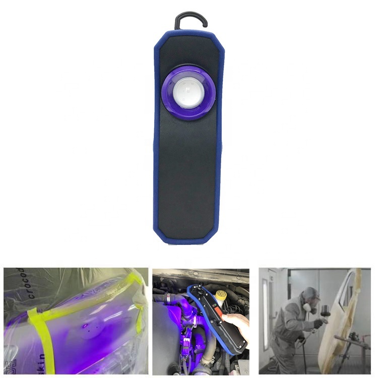 10W Rechargeable LED UV Work Light Handheld IK10 ABS Material 5V Battery IP44 Waterproof 4.5H Runtime Liquid Leak Workshop Use