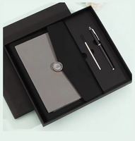Carnet d'affaires promotionnel avec stylo, coffret cadeau écologique, articles souvenirs, coffret cadeau classique de marque, coffret cadeau en gros
