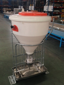 Big China 80L/60KG Capacity Piglet Use Feeder Automatic Pig Feeder Dry and Wet tank  Pig Farm Equipment - Product Image 4