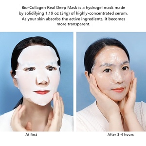Masque Hydrogel de Nuit au Collagène Bio Blanc, Rétinol et Vitamine C – Anti-rides, Raffermissant, Hydratant, Éclaircissant, Jetable, Végétalien, ODM - Product Image 2