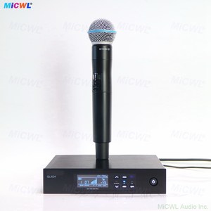 Sistema de Micrófono Inalámbrico Digital Profesional <span class=keywords><strong>QLXD24</strong></span> de 100 Canales Beta58 de Mano - Product Image 3