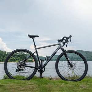 2024 nouveau design chine prix usine 12 vitesses 700C <span class=keywords><strong>Twitter</strong></span> GRAVEL aluminium vélo vélo de route vélo de gravier avec Suspension avant - Product Image 4
