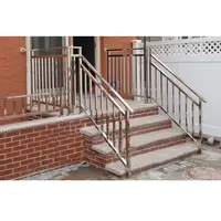 נירוסטה מתכת מדרגות מעקה בטיחות מרפסת מעקה מעקה מעקה מדרגות