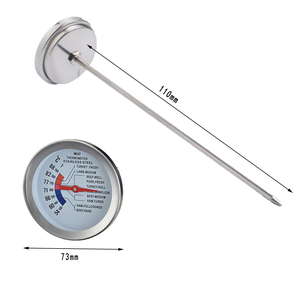 Thermomètre <span class=keywords><strong>de</strong></span> barbecue mécanique SW avec cadran facile à lire et <span class=keywords><strong>sonde</strong></span> alimentaire <span class=keywords><strong>de</strong></span> 110 mm pour porc, bœuf, dinde, grillades, poulet, utilisation en cuisine - Product Image 3