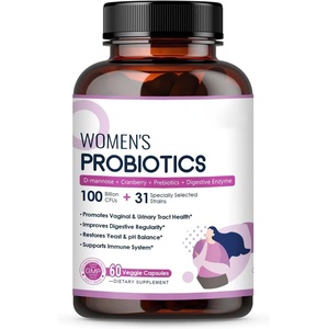 Capsules de Probiotiques Féminins Populaires sur Amazon – Flacon de 60 Capsules – Produit Enzymatique d'Exportation Transfrontalière en Stock - Product Image 1