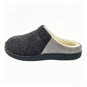<span class=keywords><strong>Pantofole</strong></span> in Feltro per Donna con Logo Personalizzato, Antiscivolo, per Interni ed Esterni, Calde e Confortevoli, con Memory Foam - Product Image 2