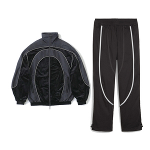 Ensemble Veste Décontractée Style Urbain Tendance Personnalisé, Pantalon Cargo et Blousons Aviateur Coupe-Vent Universitaires pour Hommes - Product Image 6