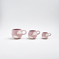 Vente en gros motif nuage mignon cadeau porcelaine tasses personnalisées tasse à café thé en céramique personnalisée
