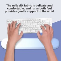 Tapis de souris en mousse à mémoire de forme, vente directe fabricant, vente en gros, tapis de clavier gaming dégradé, support de main et de poignet
