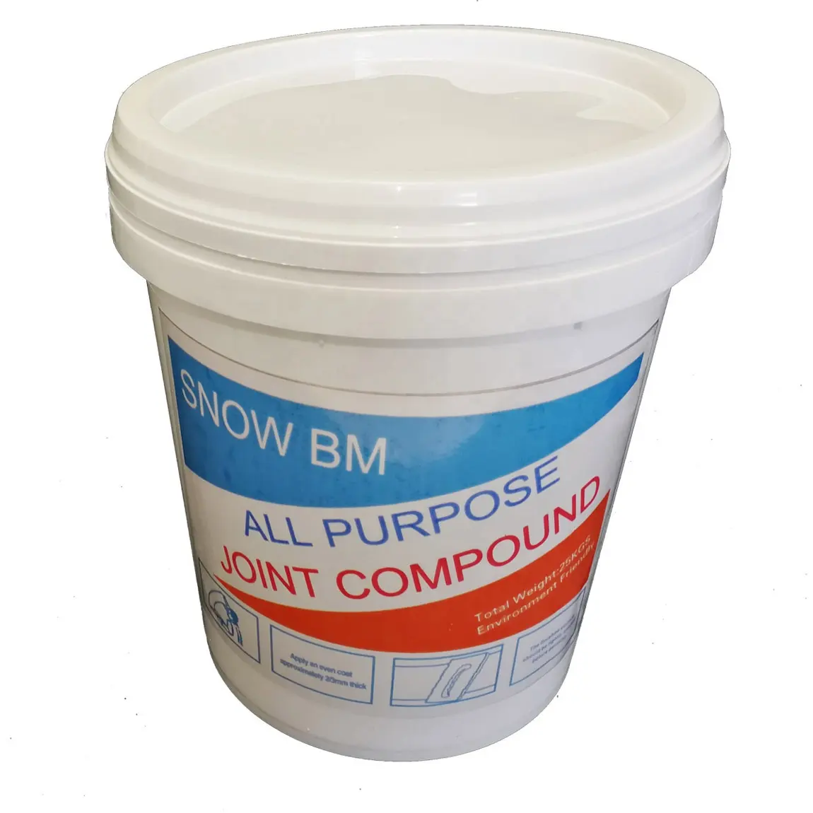 SNOW BM Wall Puty gypsum All purpose Paint Ready Mix Cal Joint compound for Drywall Gypsum Board