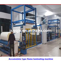 Machine à laminer à la flamme à vente chaude avec accumulateur