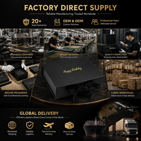 Boîte cadeau rigide à fermeture magnétique avec poignée, pelliculage mat et revêtement UV, personnalisable, emballage recyclable, vente en gros