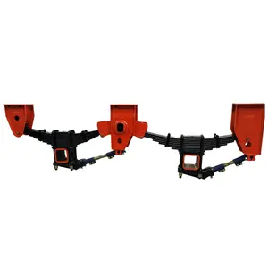 Low Price Wholesale Truck Semi Trailer Parts 2 Axle American Type Mechanical Suspension