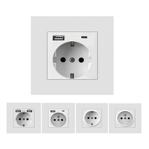 Chất lượng cao Châu Âu Ổ cắm điện Thiết bị chuyển mạch, Ổ cắm điện phù hợp với tiêu chuẩn EU, Đức ổ cắm, 250V 16A EU Loại - Product Image 2