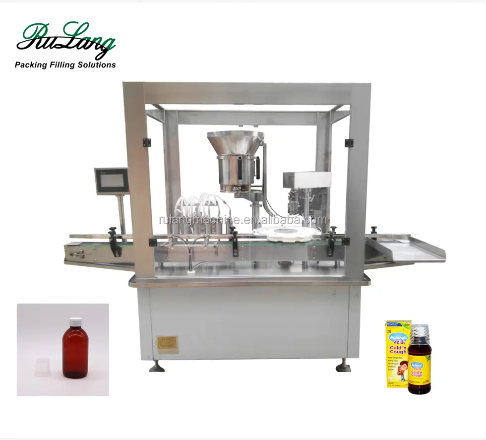 Otomatik şurup şişesi dolum makinesi şurup dolum makinası dolum makinesi İlaç akçaağaç şurup dolum makinası dolum makinesi