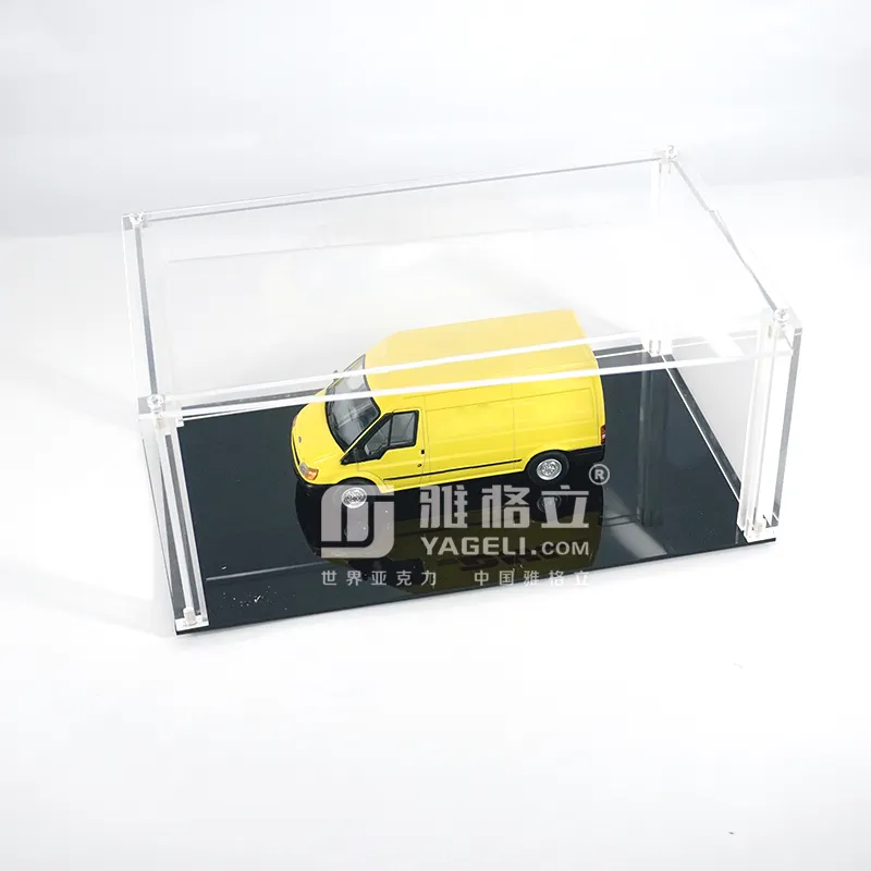 Uv display acrylic box 1/64 diecast acrylic display case plexiglass model car showing cases