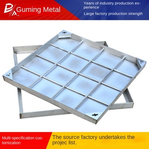 Nhà máy cung cấp 304 thép không gỉ vuông trang trí cửa cống Bìa vô hình thành phố đường trũng cửa cống chế tạo dịch vụ - Product Image 4