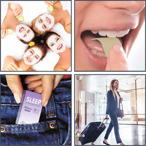 Bandes orales de mélatonine pour adultes sous marque privée pour le soulagement du stress et un meilleur sommeil, action rapide, végétaliennes, dose personnalisée - Product Image 2