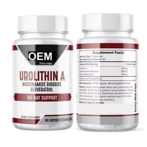 WELLBODY OEM/ODM Factory Supply Urolithin a Kapseln Leistungs starke NAD-Steigerung der Energie Gesunde Vitalität pflege für Erwachsene - Product Image 3