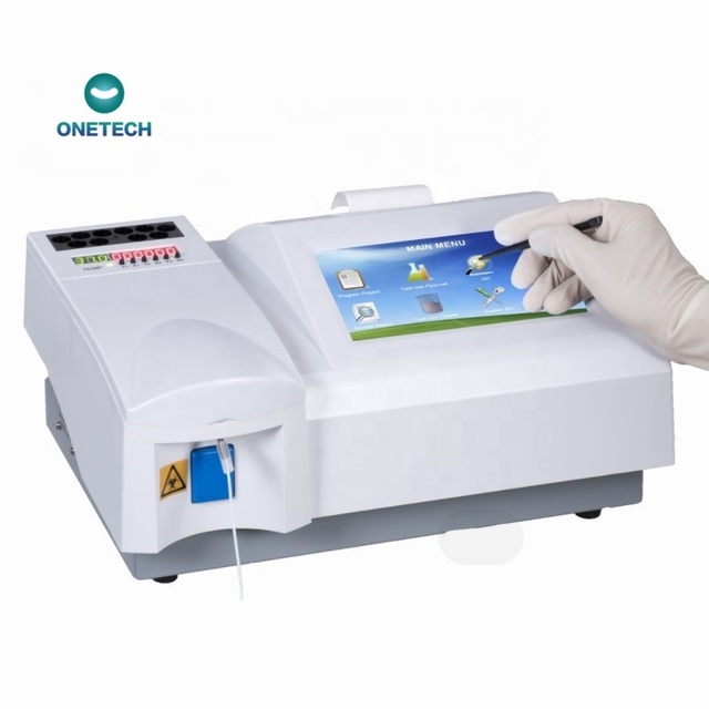 BC07 ADVANCED High Quality Semi Auto Biochemistry Analyzer with Spanish Language and Some Tubes