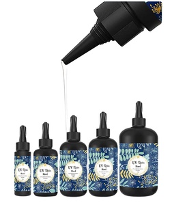 Bán Buôn Pha Lê Rõ Ràng Nhanh Chóng UV Chữa Bệnh Hoặc Có Thể Chữa Được Dip Nhựa Cứng Kit Keo Chất Liệu 200G 1000G Cho Đồ Trang Sức Thủ Công Mỹ Nghệ <span class=keywords><strong>D</strong></span>ây Hoa - Product Image 2