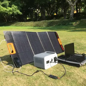 安価なソーラーシステムキット600Wポータブル屋外発電所は、キャンプ用のミニ多機能ソーラー発電機を供給します