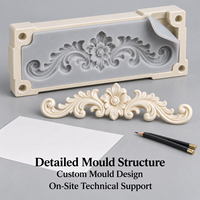 Moule d'ornement de meuble en résine Tietuo + noyau en élastomère PU C259-G1, longue durée de vie, fabricant sur mesure, MOQ 1 ensemble