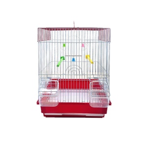 Cage à oiseaux portable en fer forgé de qualité supérieure, élégante cage de voyage pour petits et moyens perroquets, utilisation à domicile et en extérieur, accessoires pour animaux de compagnie - Product Image 5