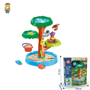 Table de jeu d'extérieur pour enfants Big Tree, table à sable et à eau, ensemble de jeux sensoriels, jouets de plage en plastique avec accessoires - Product Image 6