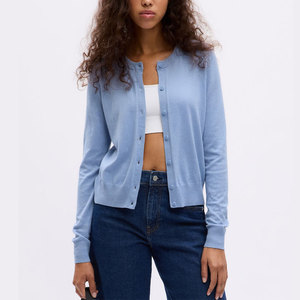 <span class=keywords><strong>Cardigan</strong></span> lavorato a maglia all'ingrosso <span class=keywords><strong>Cardigan</strong></span> con scollo a V da <span class=keywords><strong>donna</strong></span> in <span class=keywords><strong>cotone</strong></span> con bottone - Product Image 6