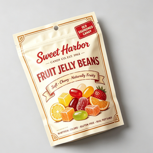Premium Custom Candy Snack <b>Packaging</b> <b>Bag</b> Stand up Zipper Pouch Matte Finish High Barrier Resealable Snack <b>Bag</b> - Product Image 4