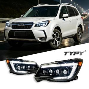 Faros Delanteros TYPY para Subaru Forester 2013-2016, Actualizados con Nuevas Luces LED DRL y Señal de Giro Dinámica, Accesorios para Auto - Product Image 1