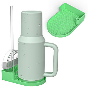 Accessoires pour tasses en silicone : Séchoir rapide, support pour gobelets, égouttoir antidérapant, support pour bouteilles de sport et filtres à eau, tapis de séchage pour Stanley Cup - Product Image 1