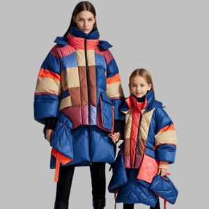 OEM Design originale da donna piumino d'oca imbottito invernale colorato soffice piumino Casual da esterno cappotto personalizzato piumino - Product Image 1