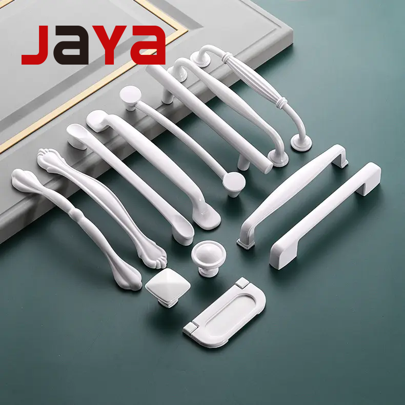 JAYA современные белые ручки для шкафа, аксессуары для мебели, винтажные ручки для выдвижных ящиков, оборудование разных размеров, кухонные шкафы