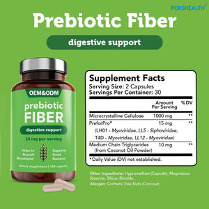 Fibra Dietética Postbiótica Clínicamente Estudiada, Suplementos para la Salud Intestinal y el Sistema Inmunológico en Adultos, en Polvo/Tabletas - OEM Personalizado - Product Image 2