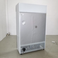 Réfrigérateur commercial à double porte vitrée, refroidi par air, pour boissons, 2~8 degrés ℃   pour supermarchés et salles à manger