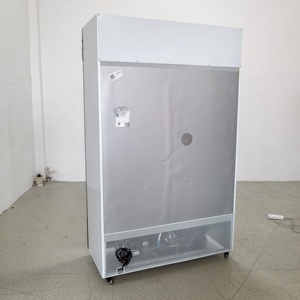 Réfrigérateur commercial à double porte vitrée, refroidi par air, pour boissons, 2~8 degrés ℃   pour supermarchés et salles à manger - Product Image 2