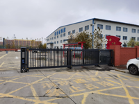 Puerta de Entrada Eléctrica Retráctil Inteligente, Puerta de Seguridad Automática de Alta Resistencia para Uso Comercial e Industrial