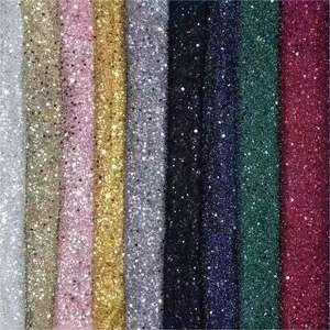 Larghezza 130 cm poliestere scintillante paillettes perline da ricamo tessuto di maglia pesante <span class=keywords><strong>Tulle</strong></span> tessuto di <span class=keywords><strong>pizzo</strong></span> per abito da sposa tenda - Product Image 3