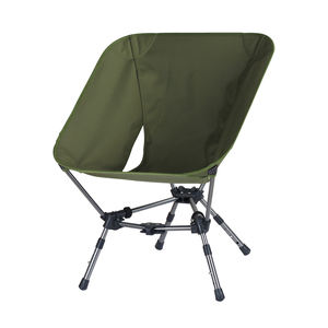 Chaise de camping pliante compacte et portable en aluminium kaki pour pique-nique en extérieur, ultra-légère, triangulaire, pour randonnée, fabriquée en usine - Product Image 1