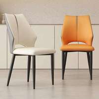 Chaise de salle à manger, siège rembourré moderne multi-usages, chaise d'appoint de salle à manger, fauteuil de salon mobile et flexible, mobilier rembourré doux