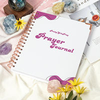 Diario de Oración Personalizado con Impresión Personalizada, Diario de Autocuración, Inspiración, Gratitud, Planificador de Manifestación Espiritual, Estudio Bíblico, Tapa Dura, Regalo