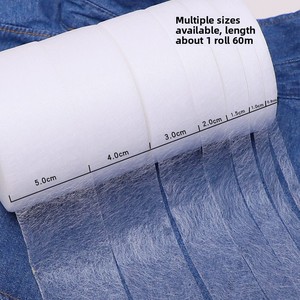 <span class=keywords><strong>Entretela</strong></span> No Tejida <span class=keywords><strong>Adhesiva</strong></span> Fusible de Doble Cara, Cinta Termoadhesiva con Recubrimiento Ecológico de PES <span class=keywords><strong>para</strong></span> Prendas - Product Image 2