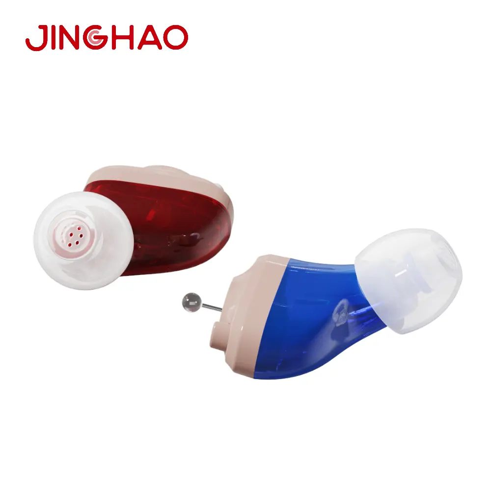 JINGHAO A17 High Quality Mini Cic 16 Channel Hearing Aid Rechargeable Hearing Aid Low Price List