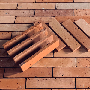Antique-style Red Striped Clay <strong>Brick</strong>, Cultured <strong>Brick</strong> Slices for Wall Decoration - Product Image 5