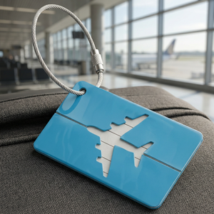Étiquettes de bagages de voyage en PVC souple de luxe, personnalisables avec motif lettres, accessoires promotionnels marketing - Product Image 3