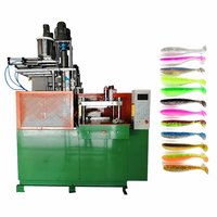 Machine de moulage par injection pour leurres de pêche en plastique souple, équipement de fabrication d'appâts de pêche, ligne de production de moules personnalisés